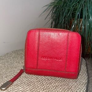See by Chloe Red Women's Wallet GUC
